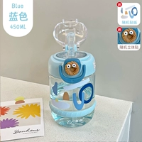 Синяя наклейка, 450 мл, 3D