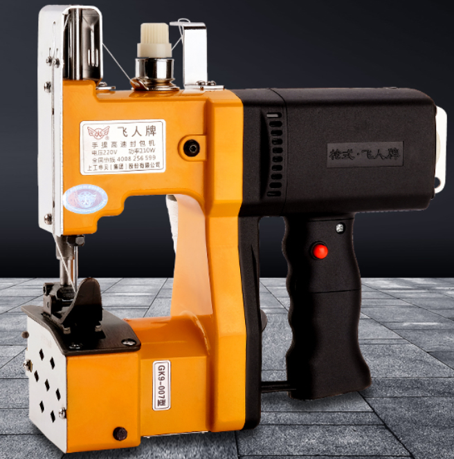 Flying man card portable electric sealing machine for woven bag sewing machine