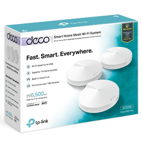TP-LINK Deco M9 Plus AC2200 tri-frequency WIFI Internet system seamless roaming router