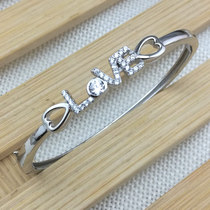925 silver bracelet personality Fashion female student Sen 520 love to send classmates girlfriend birthday gift