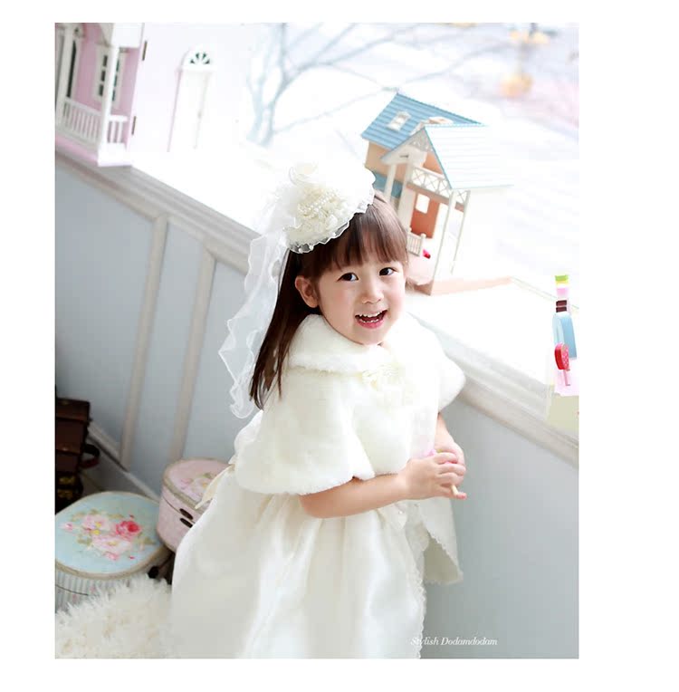 Cape pour fille en laine - Ref 2156766 Image 15