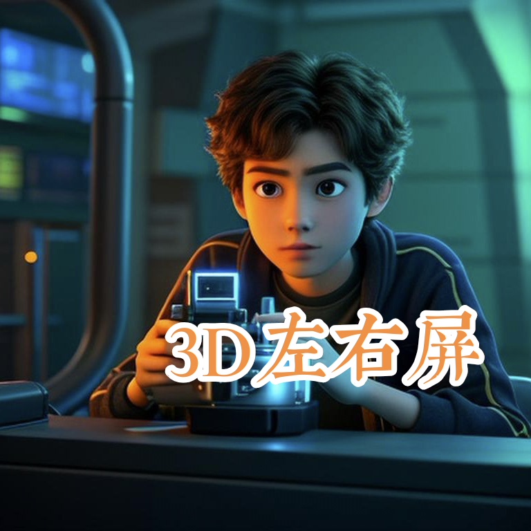 3D Movie Source/3D Animated Movies/3D American and Korean Dramas/3D Glasses with Polarized Lenses/3D Left-Right Screen/2025 Latest 3D