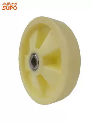 SUPO industrial universal caster heavy duty 10 inch MC nylon wheel single wheel 6205 bearing load 600KG