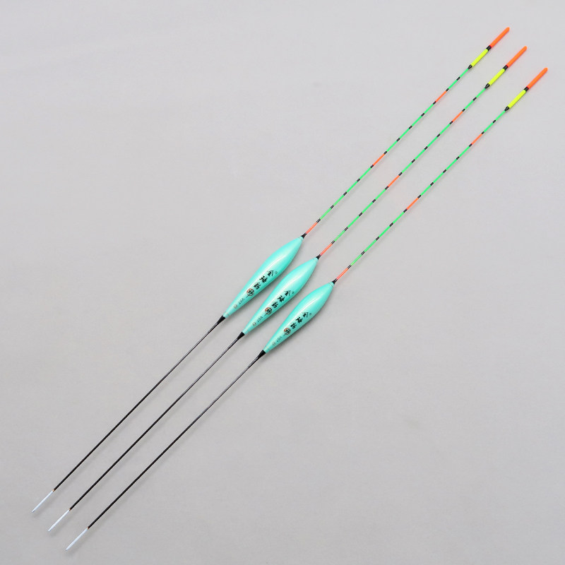 Global fishing V07 light mouth crucian carp float shallow water drop-shaped fish float bold tail eye-catching buoy wild fishing nano float