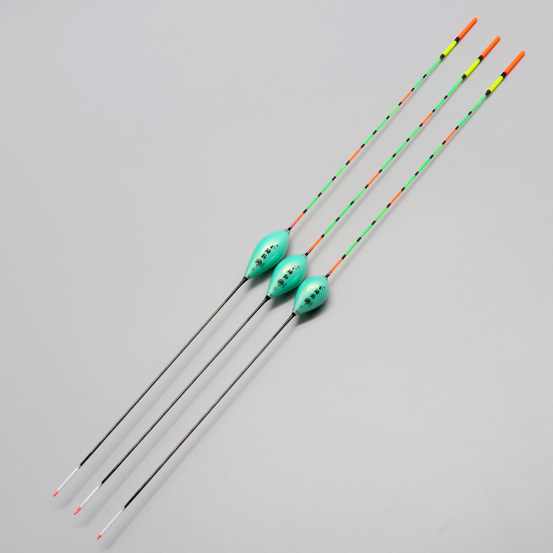 Global fishing V01 light mouth crucian carp float shallow water drop-shaped fish float bold tail eye-catching buoy wild fishing nano float