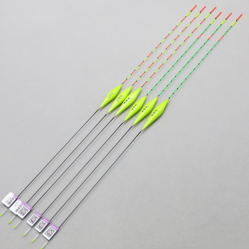 (Competitive wind) A11 nano float cloudy green tail two eyes bold tail eye-catching fish float set wild fishing buoy