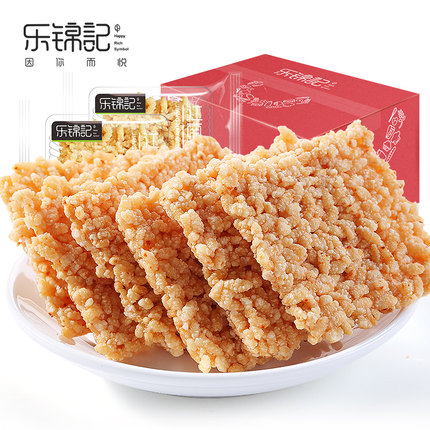 乐锦记香米锅巴安徽网红糯米休闲饼干小零食食品礼包1000g整箱 第24张