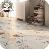 Modern non-slip all-ceramic wood grain brick floor tiles Nordic printing imitation solid wood living room bedroom floor tiles 200x1200
