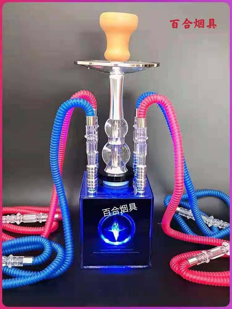 Bar Water Smoke Full Set Arabica Water Smoke Pipe Large Small Size KTV Tobacco Fighting Shisha Water Smoke Paste Carbon Quit Smoking Pot