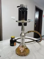 Арабский кальян из нержавеющей стали, полный комплект