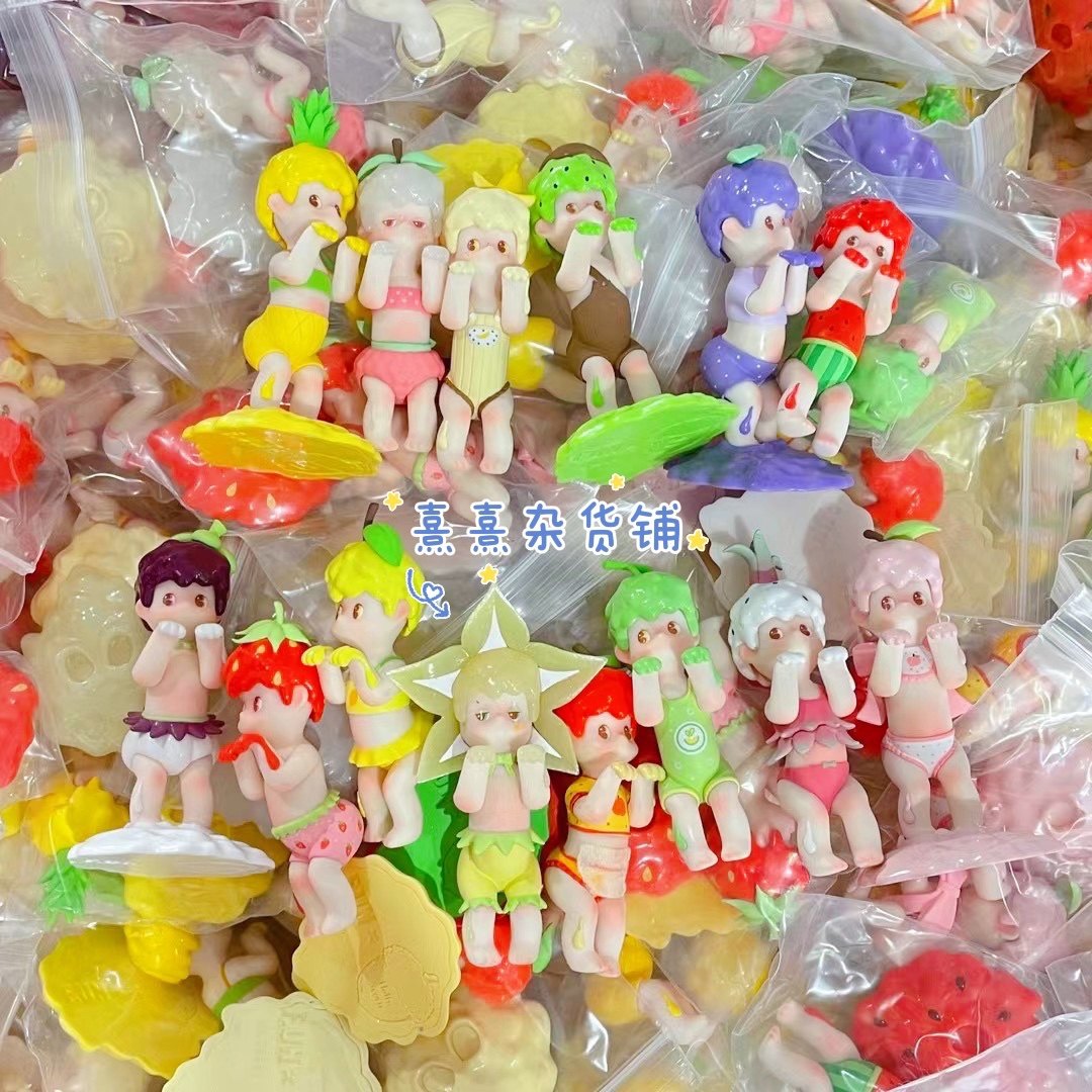 Xi Xi Grocery Shop Bulk Search Unicorn FLCORN Fruit Series Blind Box Toys Dude Diy Handle