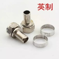 Manufacturer Direct sales cable TV 75 1 5 English made card ring F head set-top box alloy f head volume