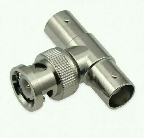 Promotion monitoring connector BNC three-way Q9 three-way KJK one-turn two-female signal one-point two-way connector 