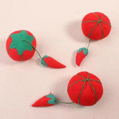Vertical cutting needle binding bag Cross stitch bead needle plug sponge DIY handmade pumpkin needle binding bead needle Small black clip bag sponge needle holder