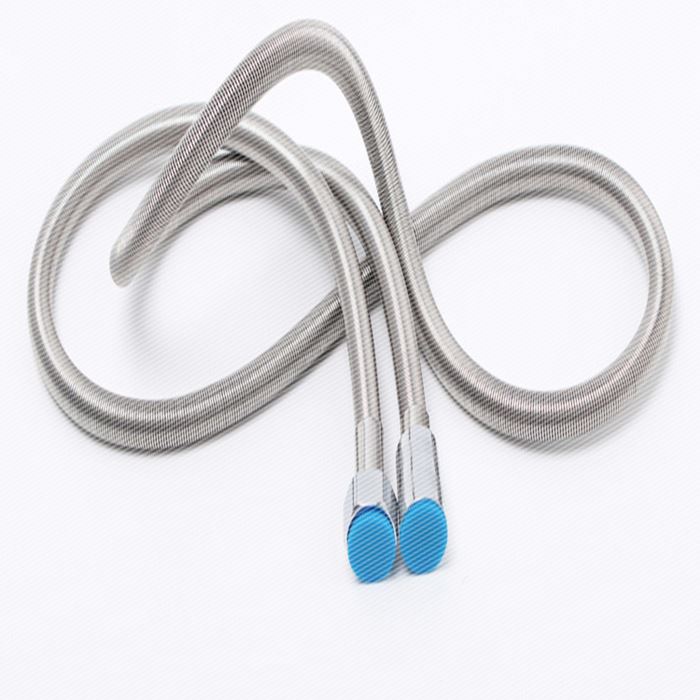 Stainless steel spring hose 304 stainless steel shower tube stainless steel stretching nozzle sprinkler hose