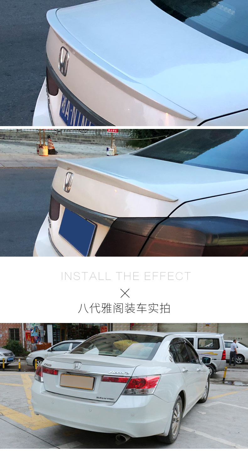 Honda Accord Cánh sau 9,5 thế hệ 10 thế hệ 8 thế hệ 9 thế hệ rưỡi truyền cảm hứng thể thao sửa đổi đặc biệt - Sopida trên duoi ca xe oto