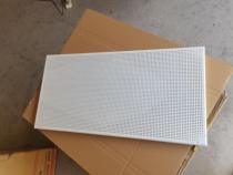 300*600 pure white full-hole aluminum gusset plate 30 × 60 beveled chamfered microporous aluminum ceiling silver gray integrated ceiling