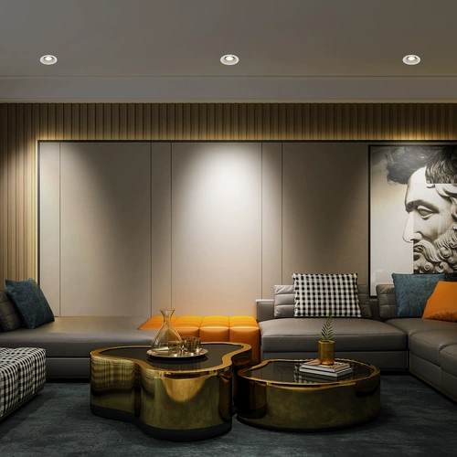 Светодиодный встраиваемый потолочный светильник для гостиной