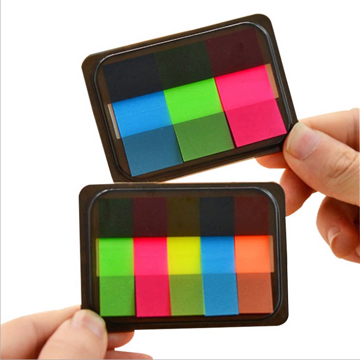 Fluorescent film sticky notes stickers stickers sticky notes stickers instructions classification index label stickers small book stickers bookmark paper