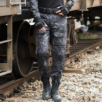 Summer Outdoor Black Python Frogs Pants Down Pants Mens Special Soldiers Field Army Training Campants Wear CS