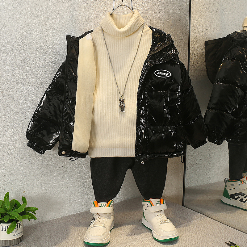 Off-Season Children's down Cotton Jacket, Korean Style New Model, Boys' and Girls' Cotton-Padded Jacket, Fleece-Lined and Thickened, Baby Winter No-Wash Coat Off-Season Children's down Cotton Jacket, Korean Style New Model, Boys' and Girls' Cotton-Padded Jacket, Fleece-Lined and Thickened, Baby Winter No-Wash Coat