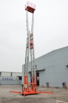 Six-mast aluminum alloy lift 18 meters 20 meters 22 meters 24 meters hydraulic lifting platform electric lift ladder