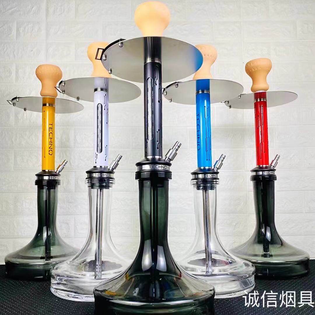 The digital storm of Arab cigarette Geometry Hookah Technologo Russian molecular cigarette pots