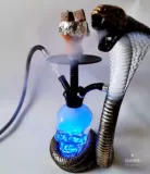 Аравийская вода табачные батончики ktv с разноцветными семизарными зарядными огнями Ayra Kelquan Pot Двойной трубы Полный комплект Shisha