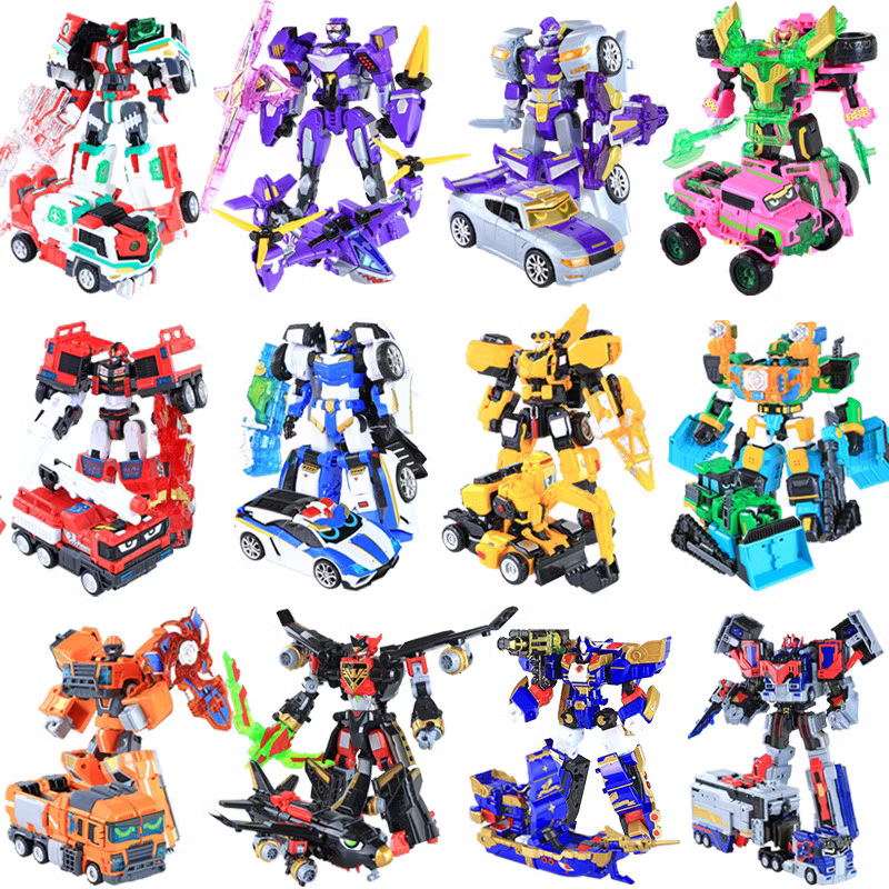 Genuine Shining Card Fighter Toy 2 Thunder King Shining Blue Lightning Transforming Car Robot Toy Summoner 3 for Boys