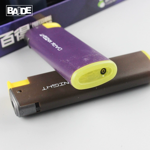 百得 Креативная взрывобезопасная пластиковая одноразовая электронная ветрозащитная зажигалка