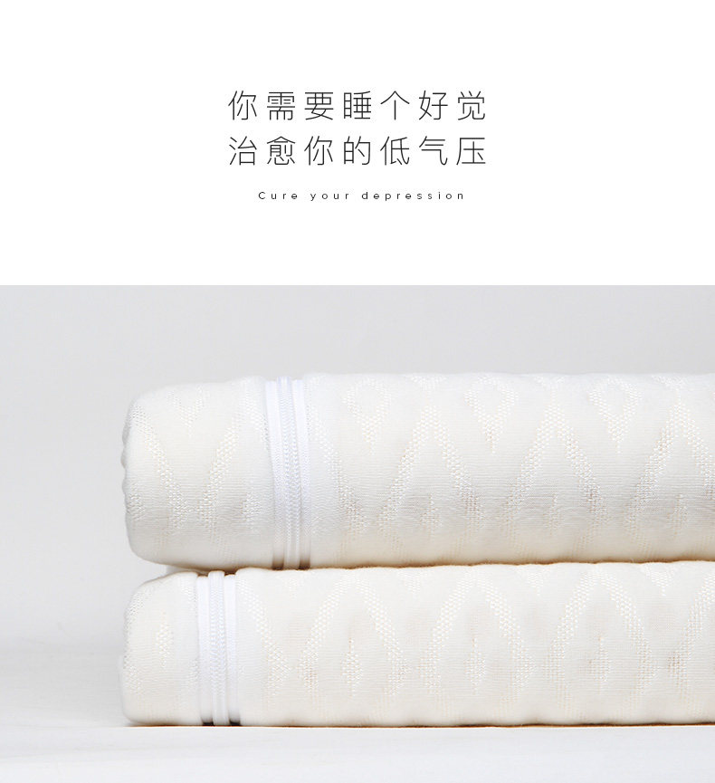 乳胶发泡发明者 邓禄普 93%天然乳胶床垫 1*2m*2.5cm 图2