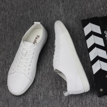 Spring Soft Bottom Small White Shoes Man Genuine Leather Thin Base Plate Shoes Men Low Help Casual Shoes Summer Hollowed-out Deodorized Shoes