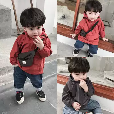 No 7 Tongcang boys 'coat 2021 spring and Autumn new baby windbreaker girls' top Korean children's stormtrooper tide