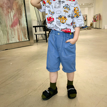 Qiqi Tong Cang baby shorts boys summer pants thin childrens five-point pants girls casual pants tide childrens summer clothes