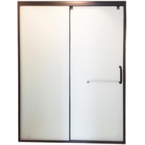 Customized straight-shaped tempered glass shower room simple shower room shower partition sliding door screen dry and wet separation