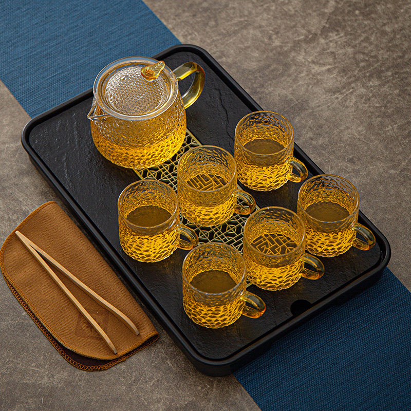 Heat Resistant Glass Utive Tea Furniture Set Group Creative Sloth Person Utive Tea Furniture Set Group Home Office Tea Sea Tea Tray