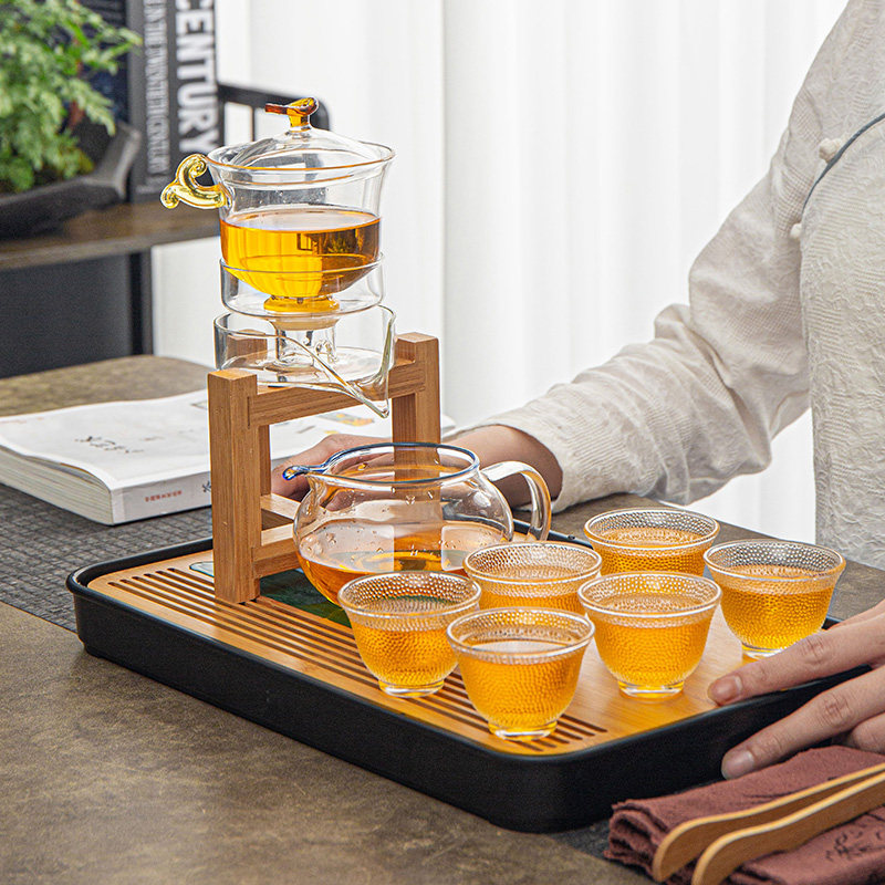Glass Automatic Kung Fu Tea Set Group Household Office Tea Sea Tea Cup