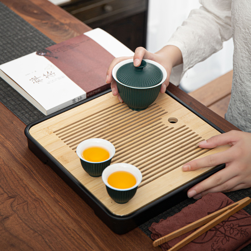 Tea plate housetea tea plate tea pallet tea tray square tea set square tea set household small tea table