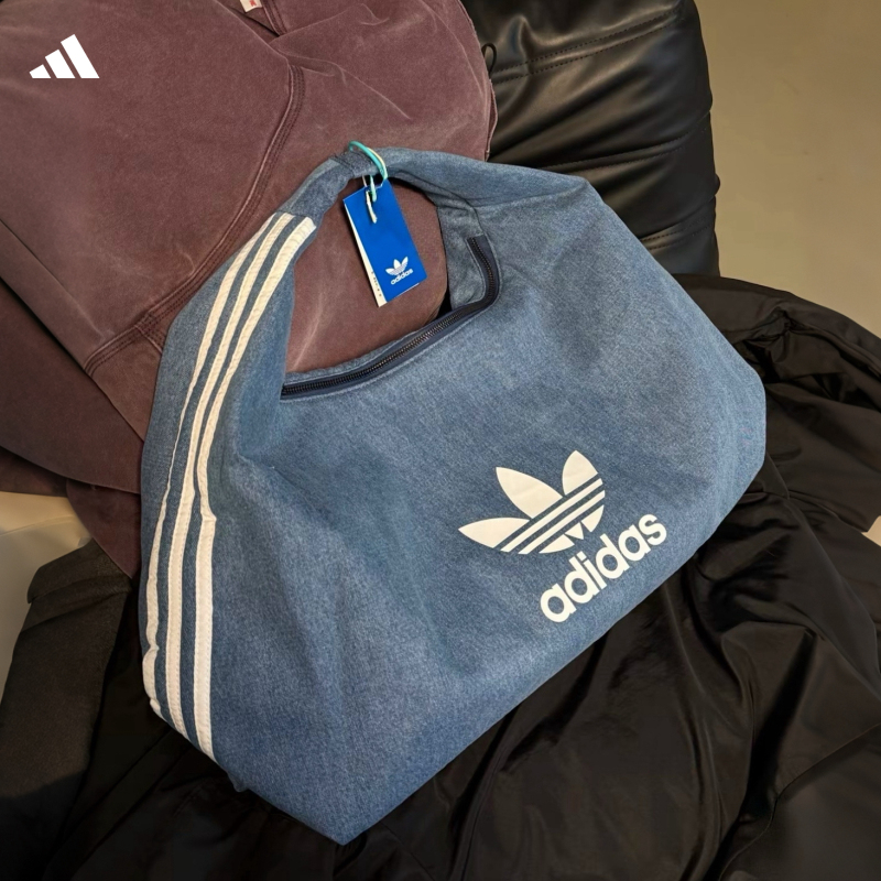 Adidas Adidas Trefoil Cloud Bag Classic Denim Style Shoulder Handbag Casual Crossbody Bag Ix7693