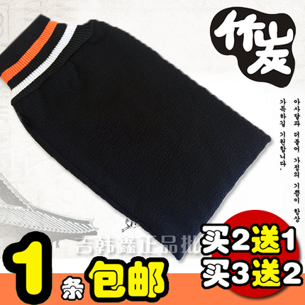 One Buy 2 sends a bath towel bamboo charcoal rubbing towel gloves rubbing back towels Strong thickened bath double face