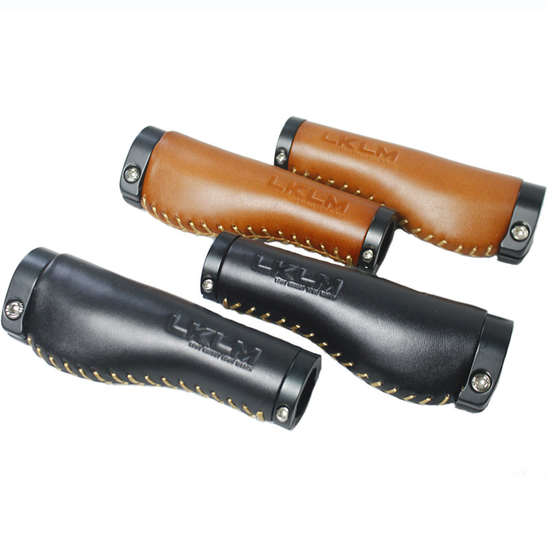 LKLM cheerful leather handle sleeve Swallow handle straight put American leather embryo head layer tanned cowhide handle sleeve waterproof hard