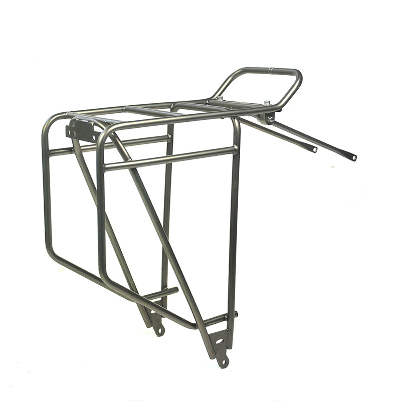 LKLM cheerful bike stainless steel rear shelf bicycle long distance luggage rack pack load travel hanger
