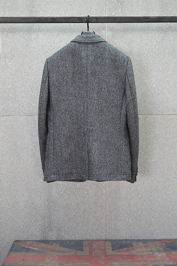 Mùa thu và mùa đông nam len Anh tweed slim suit ba mảnh phù hợp với châu Âu và Vương quốc Anh áo vest nam trung niên