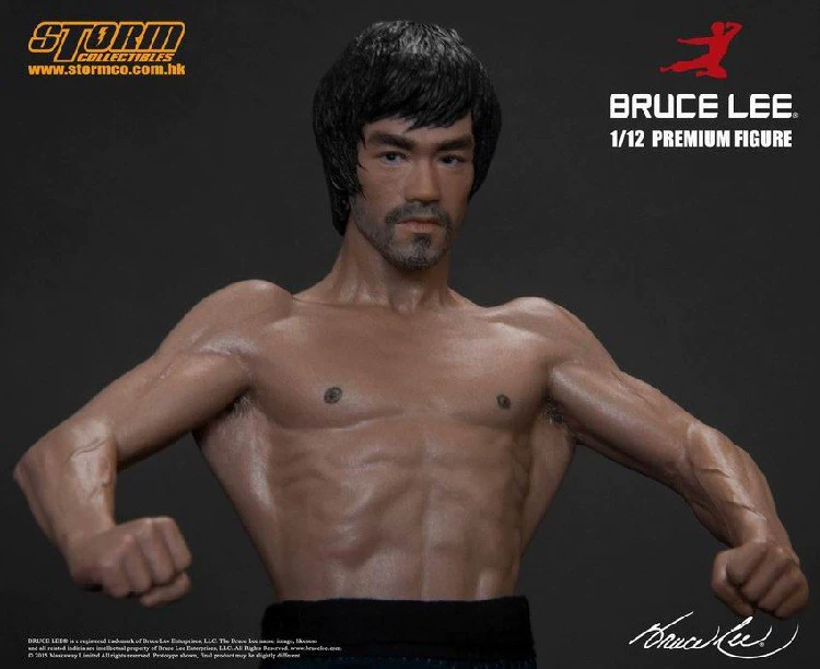 Sê-ri phim Người cha chiến đấu của Storm, tượng Bruce Lee 1/12, thế hệ thứ hai, người mẫu tay - Capsule Đồ chơi / Búp bê / BJD / Đồ chơi binh sĩ