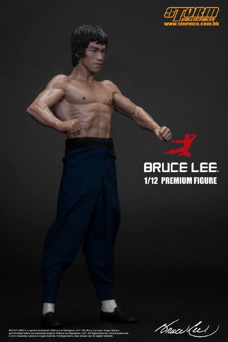 Sê-ri phim Người cha chiến đấu của Storm, tượng Bruce Lee 1/12, thế hệ thứ hai, người mẫu tay - Capsule Đồ chơi / Búp bê / BJD / Đồ chơi binh sĩ đồ chơi mô hình