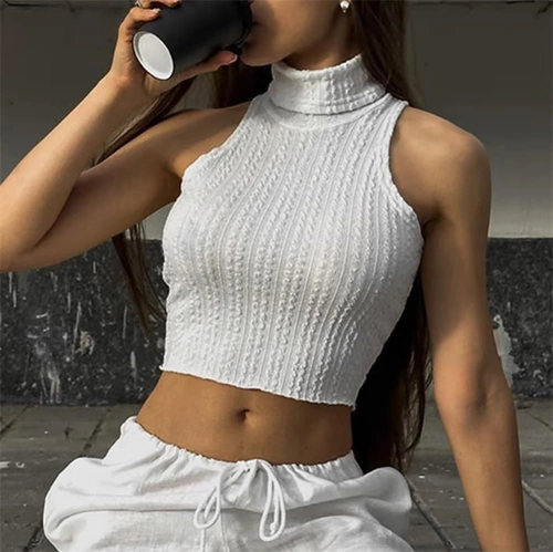 Европейский и американский сексуальный боди без ремонта, вязаный жилет, короткий топ, женский сексуальный вязаный майку