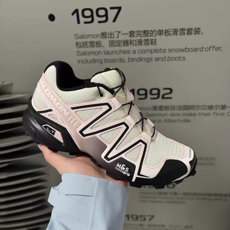 Salomon Women's Shoes Speedcross 3 Cherry Blossom Pink New Outdoor Sports Trail Shoes 491477