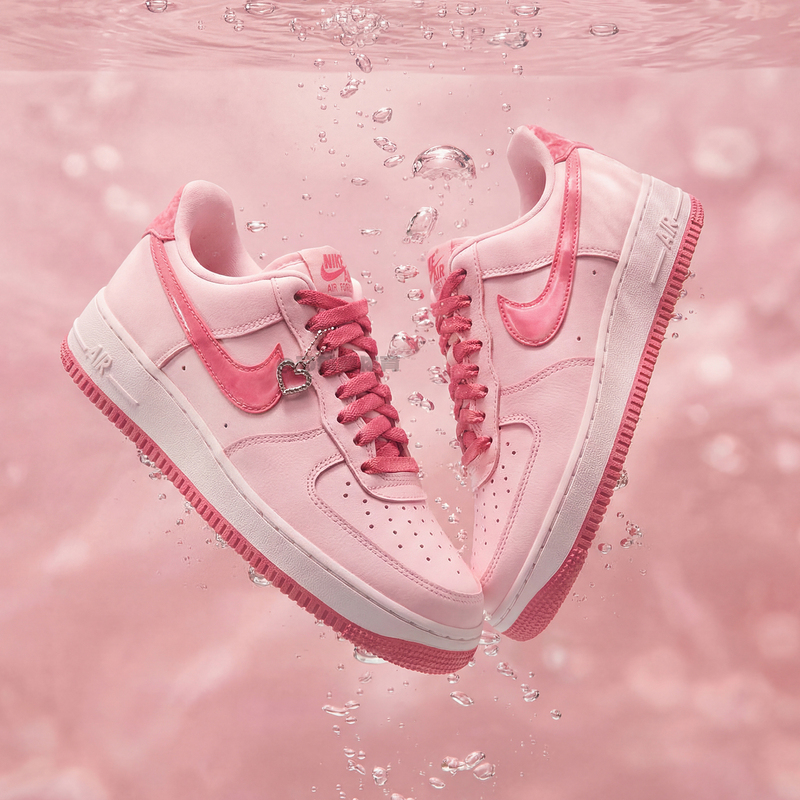 Nike Air Force 1 Af1 Nike's 26Th New Model White and Pink Women's Sports Sneakers Io8755-600