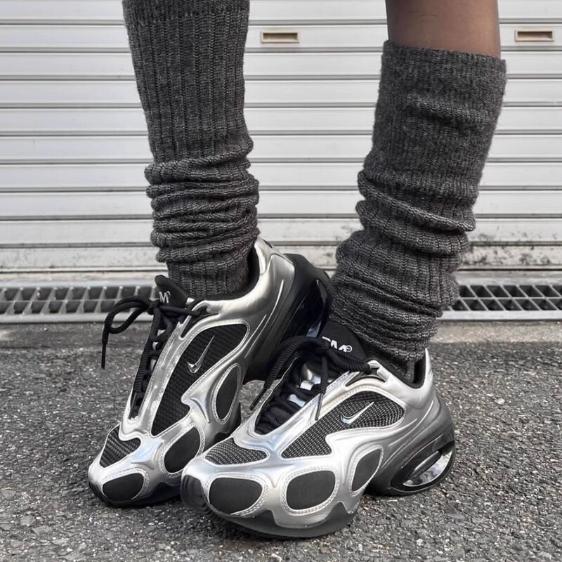 Nike Air Max Muse Liquid Silver Thick-Soled 2026 New Women's Running Shoes Fv1920-001 Nike Air Max Muse Liquid Silver Thick-Soled 2026 New Women's Running Shoes Fv1920-001