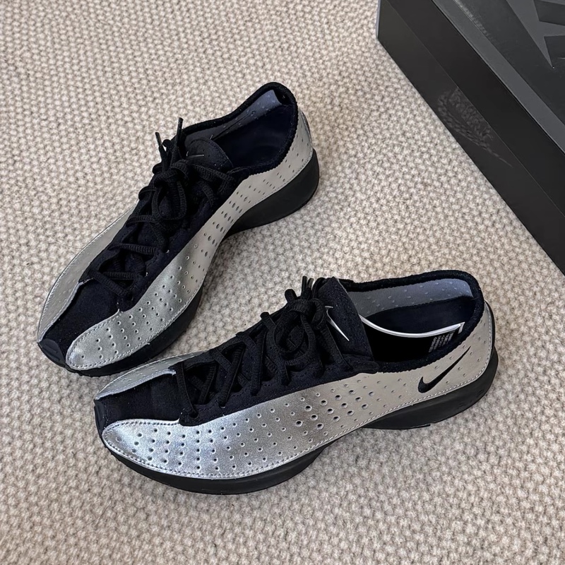Nike Air Zoom Superfly Nike 2025 New Retro Silver Running Shoes Women's Shoes Ib5824-001